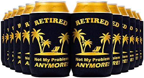 Crasky Pokloni za penziju za muškarce i žene, 12 kom pića mogu hladnije, čahure za odmor za ukrase o umirovljenim