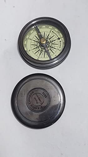 Vintage kolekcionarni nautički stanley london mesingani kompas za kampiranje i planinarsku pjesmu Poktni