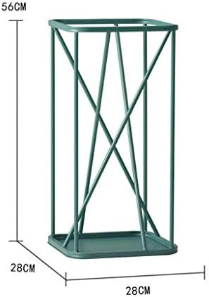 ZESUS metalni kvadratni kišobran stalak za stalak za stajanje Kreativnog držača kišobrana sa 2 kuke za štapske