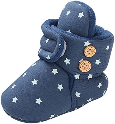 synia Baby Shoes Plus baršunaste čizme za štampanje na točkice neklizajuće prozračne cipele za malu djecu