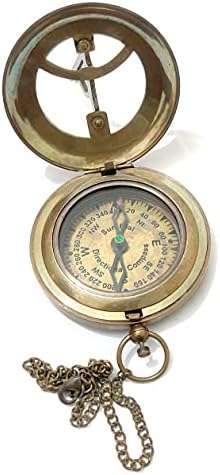 Morcomort antikljubljeni mesinga Radni kompas Nautički džep za kampiranje Kompas za sin Vintage pomorski