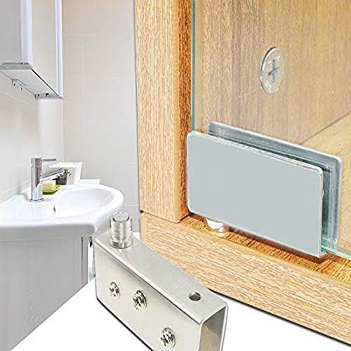 Staklena vrata okretni šarki od nehrđajućeg čelika za kupatilo kabinet 5-8mm 2pcs