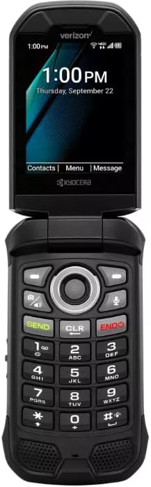 Kyocera Duraxv Extreme E4810 Verizon Rohdged LTE Flip osnovni fotoaparat za mobitel GPS crno-