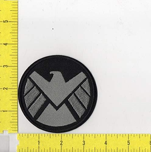 Agenti Shield Silver-Logo Lijeva ramena željeza na patch sm