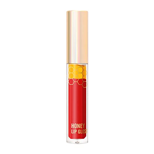 Sjaj za usne Base Clear Lip Plumper Honey Lip Glaze hidratantna i hidratantna s finim sjajem biserno slojevitog