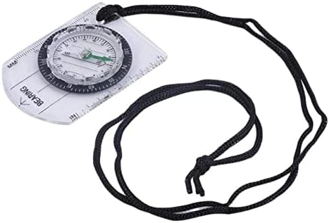 Tpalpkt prozirni plastični kompas Kompas Kompass Kompas Vojno planinarenje Autobus Kamp Putovanja Vanjski alati