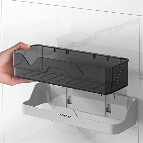 WXXGY zidni nosač za kupaonicu za šampon za skladištenje plastike za skladištenje kuhinje Organizator kupaonice