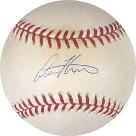 Drw Henson autografirao / potpisan bejzbol - autogramirani bejzbol