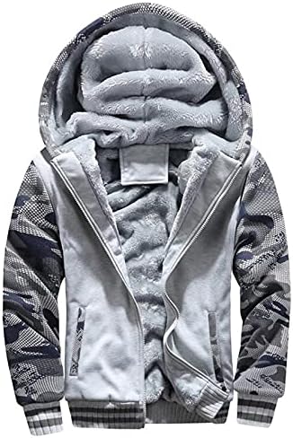 Muški zimski odijelo plus veličina kamuflažne jakne zadebljane plus baršunasto tople džemper sportske odjeće