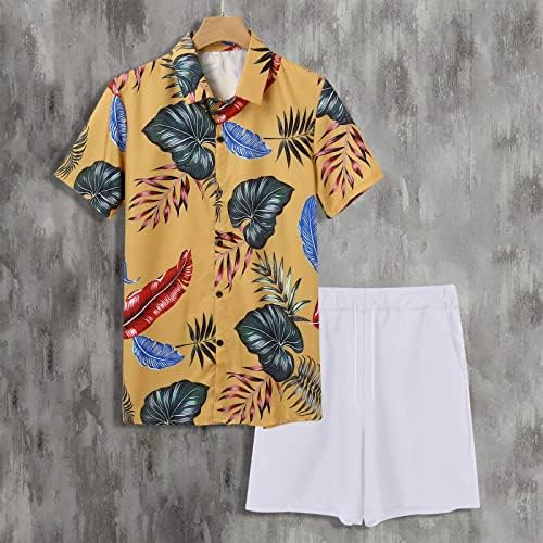 NREALY MENS Ljetni modni slobodno vrijeme Havaji Seaside Holiday Beach Digital 3D Štamparija Majica kratkih