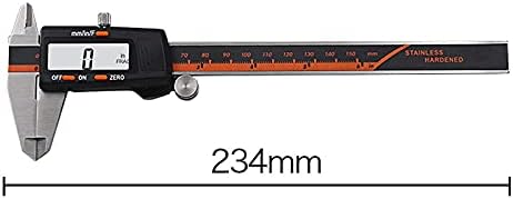 UxZDX Cujux Digital Digital Digital Caliper 0-150mm Frakcija mm inč Visoka precizna dubina mjerenja mernog