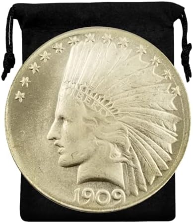 Kocreat Copy 1909 indijska glava orao deset dolara zlatni kovanica-USA Suvenir Coin Lucky Coin Hobo Coin Morgan Dolgar Replica kolekcija