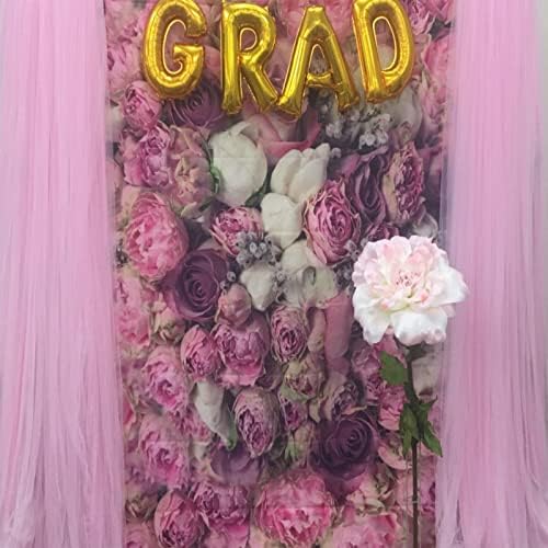 Toaofy Baby pink Backdrop Panel za zabave Sheer Fabric Backdrop zavjese zavjese za princeze rođendan vjenčanja