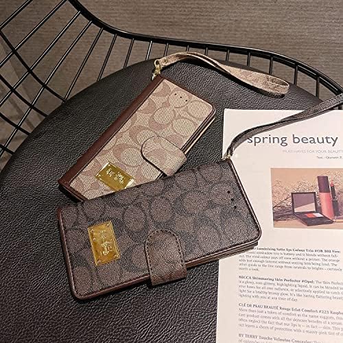 Aalgo Luxury Designer for iPhone 13 Pro Max Wallet Case For Women Men, kožni držač za kartice Flip Folio