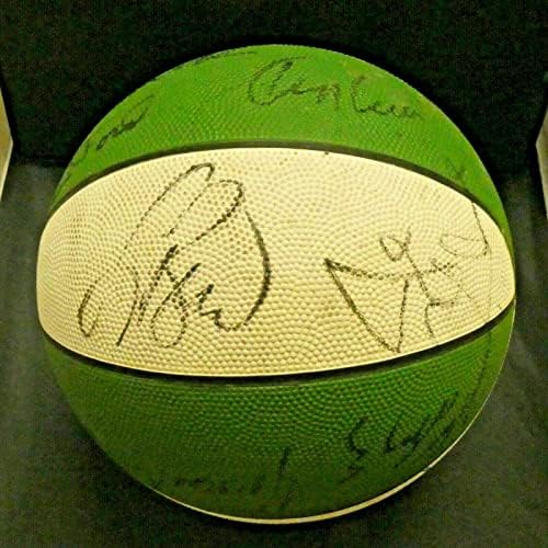 1990-1991 Boston Celtics Team potpisao košarka Larry Bird Mchale Lewis Full JSA - AUTOGREME KOŠARICE