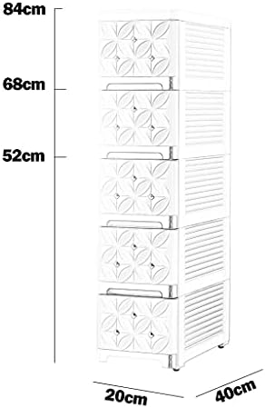 Zhaoshunli ormar za skladištenje 20cm uskim ladicama za skladištenje utora za skladištenje plastike za skladištenje