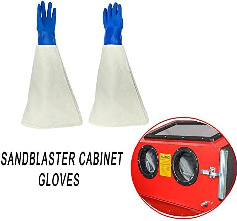 Shunjie pidblaster platnene rukavice, 24.4 Rukavice za zaštitu od peskanje za pijesak za pijesak blokade,