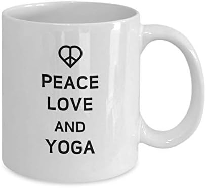 Mir ljubav i joga čaj čaja jogi coworker fiend poklon hobby putni kup prisutan