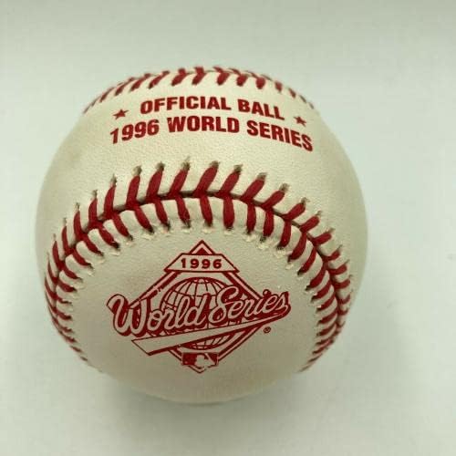 Derek Jeter Rookie potpisao je službeno bejzbol Svjetske serije 1996. sa JSA COA - autogramiranim bejzbollima