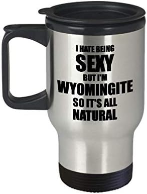 Sexy Wyomitit Travel Mulja Smiješan poklon za supruga supruga BF GF Wyoming Pride Coffee Tea izolirani poklopac