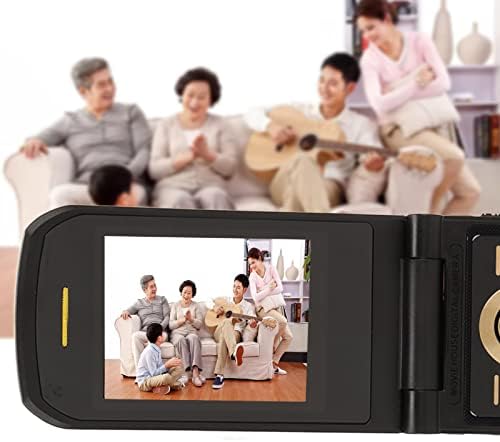 Asixxsix Senior Flip telefon, Veliki gumb za otključan seniorski mobitel sa 2,4 inča ekrana, 4800mAh baterija,