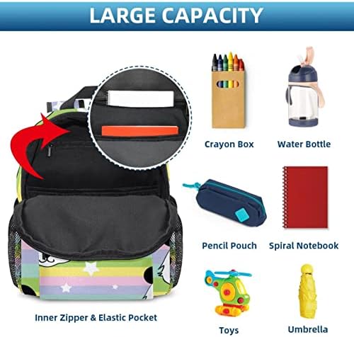 VBFOFBV ruksak za žene Daypack backpad bagera za laptop Travel Casual Bag, Cartoon Animal Panda Rainbow