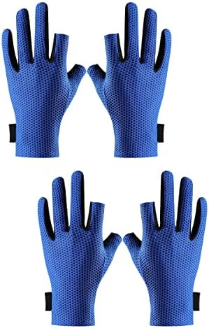 INOOMP 2 para sportovi za ribolov na otvorenom 2 izrezane rukavice za prste neklizajuće prozračne rukavice