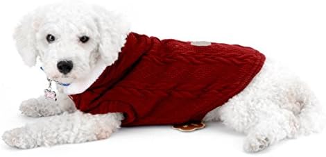 Selmai Mali pas džemper kaputi sa kapuljačom rukom obloženi pleteni klasični toplo mekani božićna štenad