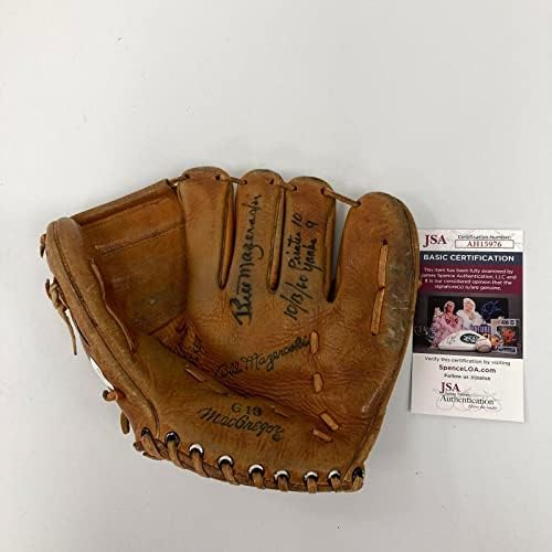 Bill Mazeroski 1960 World Series potpisan 1950-ov model igre rukavica JSA COA-autographed MLB rukavice