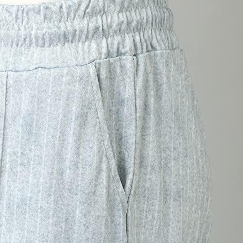 Kangma Muška ležerna majica kratkih rukava i kratke hlače Čvrsta prugasta mišića FIT Ljetni outfit 2 komada