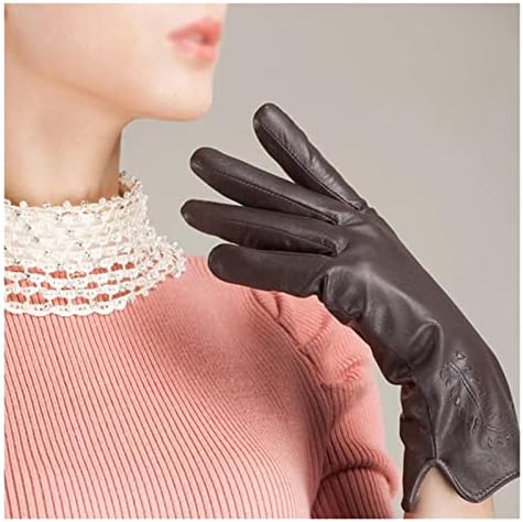 TREXD ženske kožne rukavice za jesen i zimu Warm Full Finger ženske rukavice otporne na vjetar