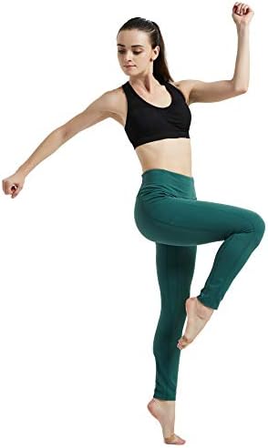 Rataves Women Capri Workout Mights Mesh Atletski gamaši koje trče joga hlače Džepovi visokog struka