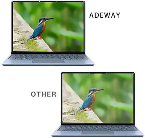 Adeway kaljeno staklo zaštitnik ekrana za Surface Laptop Go 2 12,4 inča 2022, 9h tvrdoća, otpornost na ogrebotine,HD