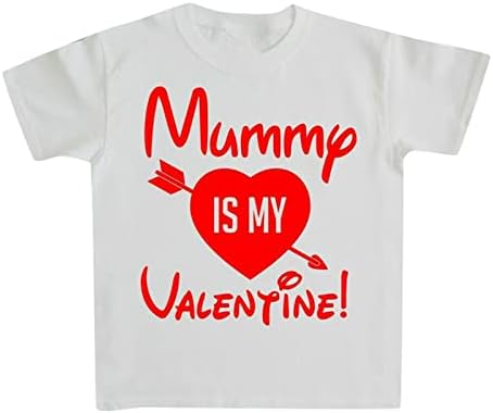 Yheght deco zaljubljeni dan zaljubljenih majica devojke devojke Boys Pismo srce bluza Valentine preveliki