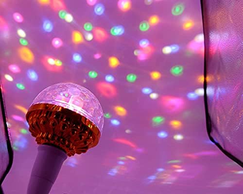 CliCli Disco Ball E26 sijalica rotirajuća lampa LED strobe sijalica Strobe svjetlo Multi Crystal Disco sijalica