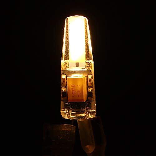 Fdit 10kom domaćinstvo Mini G4 silikonska LED sijalica meka Bijela sijalica 1.5 W AC12V za Hotelsko osvjetljenje ormarića