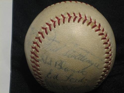 1965. Yankees tim potpisao je autografiju Vintage Cronin bejzbol Tresh + JSA loa - autogramirani bejzbol