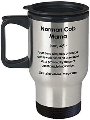 Funny Norman COB mama Definicija Šalica za kavu - 14oz putna krigla