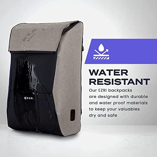 EZRI poslovni ruksak za muškarce i žene - vodootporni ruksak za Laptop