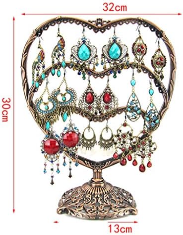 Skladište za odlaganje i ogrlice WPYYI, stalak za skladištenje nakita, nakit Naušnice Naušnice prikazuje