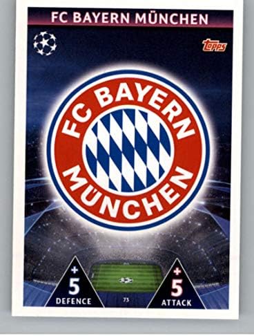 2018-19 TOPPS UEFA Liga prvaka Attax 73 Club Badge FC Bayern Munchen Soccer Trgovska kartica