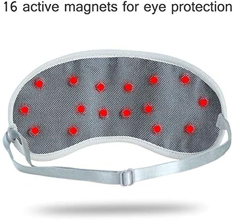 GUANGMING-Sleep maska za oči, daleko infracrvena magnetna maska za oči, sa prozračnim podesivim remenom,