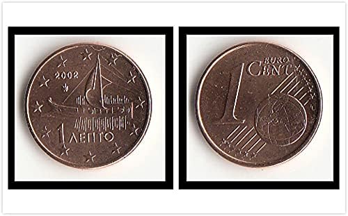 Europska nova Grčka 1 Europska odjelna kovanica za kovanice nasumičnoj kovađivoj kovanici