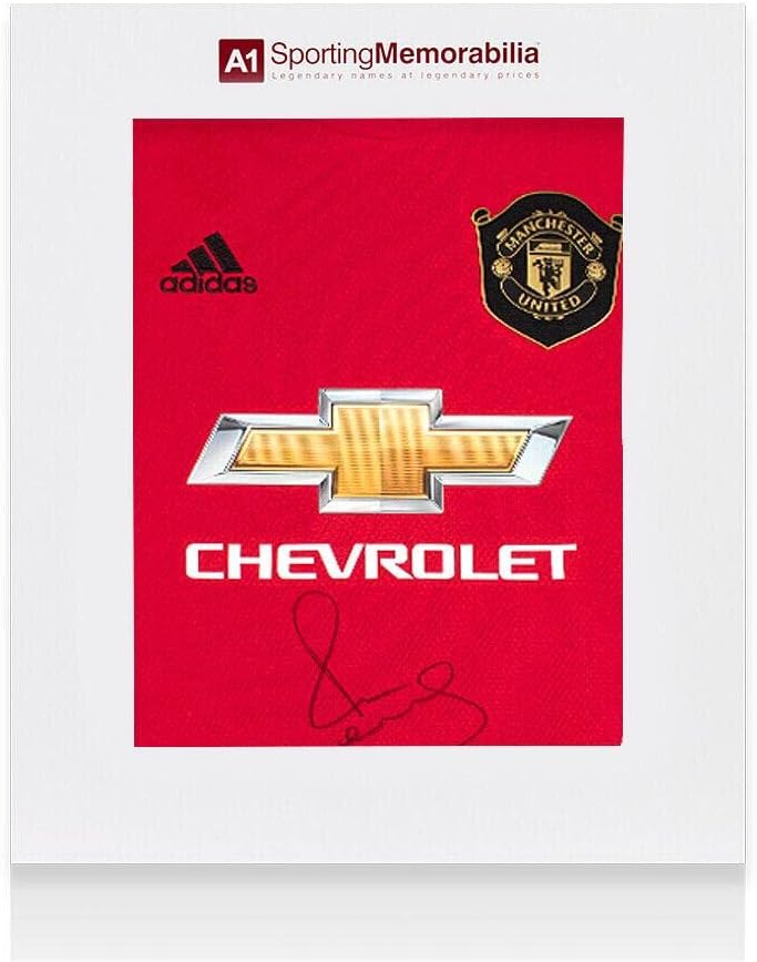 Paul Scholes potpisan Manchester United Majica - 2019-20, Početna - Poklon kutija - nogometni dresovi