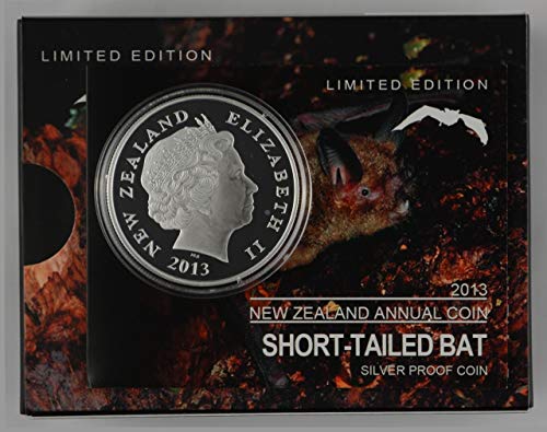 2013 NZ Silver $ 5 Dokona kovanica - Skraćena šipka 5 USD Nepriručena rezervna banka Novog Zelanda
