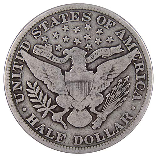 1912 Barber Polu dolara VG Vrlo dobro 90% srebro 50c US Tip kovanice