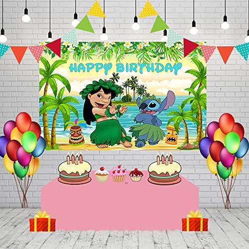 Hawaii Tropical Luau Pozadine za Lilo i Stitch dekoracije za rođendanske zabave zalihe Stitch Baby Shower