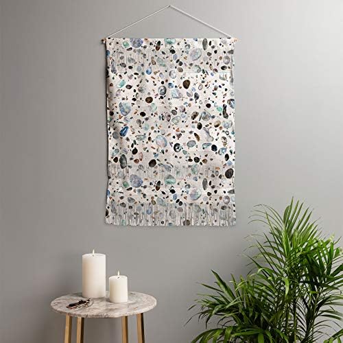 Deny dizajn šljunčani teret plave ninola dizajna fiber zidni viseći, veliki portret (22 x 31,5