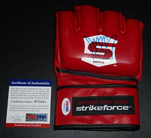 Kralj Mo Muhammed Lawal potpisao zvanične StrikeForce rukavice PSA / DNK COA UFC rukavice sa autogramom
