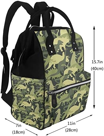 Ruksaci koji mijenjaju pelene za mamu mamuflaž-zelene-vojske-dinosaur putničke torbe za knjigene torbe za